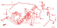 BRAZO INFERIOR DELANTERO/ RESORTE DE ESTABILIZADOR  para Honda JAZZ 1.4 ESL 5 Puertas automática completa 2012