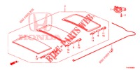 COMPONENTES DE PARASOL  para Honda JAZZ 1.4 ESL 5 Puertas automática completa 2012