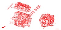 EQUIPO DE EMPACADURA/CONJ. DE MOTOR/ENS. DE TRANSMISION  para Honda JAZZ 1.4 ESL 5 Puertas automática completa 2012