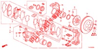 FRENO DELANTERO  para Honda JAZZ 1.4 ESL 5 Puertas automática completa 2012