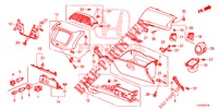 GUARNICION DE INSTRUMENTO (COTE DE PASSAGER) (LH) para Honda JAZZ 1.4 ESL 5 Puertas automática completa 2012