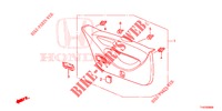 RECUBRIMIENTO PUERTA TR./ RECUBRIMIENTO DE PANEL(2D)  para Honda JAZZ 1.4 ESL 5 Puertas automática completa 2012