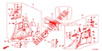 RECUBRIMIENTO TRASERO(2D)  para Honda JAZZ 1.4 ESL 5 Puertas automática completa 2012