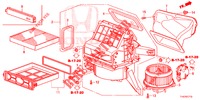 SOPLADOR DE CALEFACTOR (LH) para Honda JAZZ 1.4 ESL 5 Puertas automática completa 2012