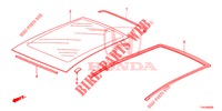 VIDRIO DE TECHO  para Honda JAZZ 1.4 ESL 5 Puertas automática completa 2012
