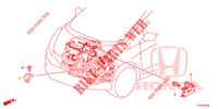APOYO DE GRUPO DE CABLE DE MOTOR(1.7L)(RH)  para Honda JAZZ 1.4 ESLT 5 Puertas automática completa 2012