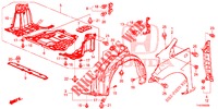 GUARDABARROS DELANTERO  para Honda JAZZ 1.4 ESLT 5 Puertas automática completa 2012