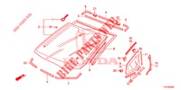 PARABRISAS DELANTERO/ PARABRISAS TRASERA  para Honda JAZZ 1.4 ESLT 5 Puertas automática completa 2012