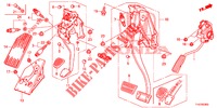 PEDAL (LH) para Honda JAZZ 1.4 ESLT 5 Puertas automática completa 2012