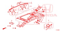 RECUBRIMIENTO DE TECHO (TOIT PANORAMIQUE) para Honda JAZZ 1.4 ESLT 5 Puertas automática completa 2012