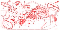 RETROVISOR/VISERA (VIRAGE AUTOMATIQUE) para Honda JAZZ 1.4 ESLT 5 Puertas automática completa 2012
