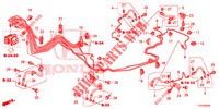 TUBERIA DE FRENO/MANGUERA (LH) (VSA) para Honda JAZZ 1.4 ESLT 5 Puertas automática completa 2012