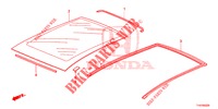 VIDRIO DE TECHO  para Honda JAZZ 1.4 ESLT 5 Puertas automática completa 2012