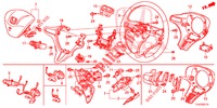 VOLANTE DE DIRECCION ( 0C199999)  para Honda JAZZ 1.4 ESLT 5 Puertas automática completa 2012