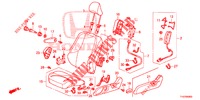 ASIENTO DELANTERO/CINTURONES DE SEGURIDAD (G.) (1) para Honda JAZZ 1.4 LS 5 Puertas 5 velocidades manual 2012
