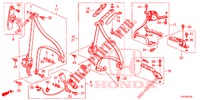 ASIENTO DELANTERO/CINTURONES DE SEGURIDAD  para Honda JAZZ 1.4 LS 5 Puertas 5 velocidades manual 2012