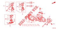 COMPONENTES CILINDRO LLAVE  para Honda JAZZ 1.4 LS 5 Puertas 5 velocidades manual 2012