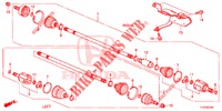 EJE DE IMPULSION DEL./ EJE MEDIO (1) para Honda JAZZ 1.4 LS 5 Puertas 5 velocidades manual 2012