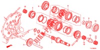 EJE PRINCIPAL  para Honda JAZZ 1.4 LS 5 Puertas 5 velocidades manual 2012