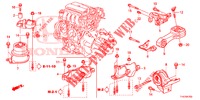 MONTAJE DE MOTOR (MT) para Honda JAZZ 1.4 LS 5 Puertas 5 velocidades manual 2012