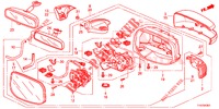 RETROVISOR/VISERA (VIRAGE AUTOMATIQUE) para Honda JAZZ 1.4 LS 5 Puertas 5 velocidades manual 2012
