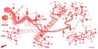 TUBERIA DE FRENO/MANGUERA (LH) (VSA) para Honda JAZZ 1.4 LS 5 Puertas 5 velocidades manual 2012
