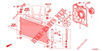 ACONDICIONADOR DE AIRE (CONDENSATEUR) para Honda JAZZ 1.4 LS 5 Puertas 5 velocidades manual 2014