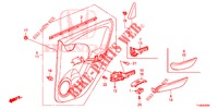 RECUBRIMIENTO DE PUERTA(4D)  para Honda JAZZ 1.4 LS 5 Puertas 5 velocidades manual 2014
