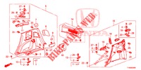 RECUBRIMIENTO TRASERO(2D)  para Honda JAZZ 1.4 LS 5 Puertas 5 velocidades manual 2014