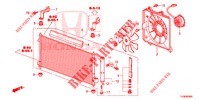 ACONDICIONADOR DE AIRE (CONDENSATEUR) para Honda JAZZ 1.2 LSI 5 Puertas 5 velocidades manual 2014