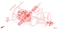 APOYO DE GRUPO DE CABLE DE MOTOR(1.7L)(RH)  para Honda JAZZ 1.2 LSI 5 Puertas 5 velocidades manual 2014