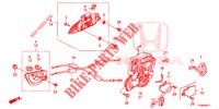 CERRADURA PUERTA TRASERA/MANIJA EXTERIOR (2) para Honda JAZZ 1.2 LSI 5 Puertas 5 velocidades manual 2014