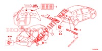 EMBLEMA/ETIQUETA DE PRECAUCION  para Honda JAZZ 1.2 LSI 5 Puertas 5 velocidades manual 2014