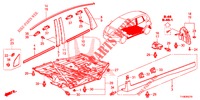 MOLDURA/PROTECTOR  para Honda JAZZ 1.2 LSI 5 Puertas 5 velocidades manual 2014