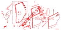 PANEL DE PUERTA TRASERA(4D)  para Honda JAZZ 1.2 LSI 5 Puertas 5 velocidades manual 2014