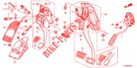 PEDAL (LH) para Honda JAZZ 1.2 LSI 5 Puertas 5 velocidades manual 2014