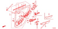 RECUBRIMIENTO DE PUERTA(4D)  para Honda JAZZ 1.2 LSI 5 Puertas 5 velocidades manual 2014