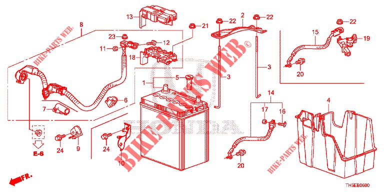 BOBINA DE ENCENDIDO/BATERIA/ REGULATOR  para Honda JAZZ 1.2 LSI 5 Puertas 5 velocidades manual 2014