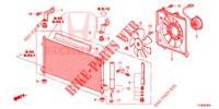 ACONDICIONADOR DE AIRE (CONDENSATEUR) para Honda JAZZ 1.4 ESH 5 Puertas 5 velocidades manual 2014