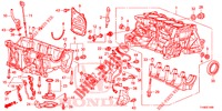 BLOQUE DE CILINDRO/COLECTOR DE ACEITE (1.2L/1.3L/1.4L) para Honda JAZZ 1.4 ESH 5 Puertas 5 velocidades manual 2014