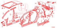 PANELES EXTERIORES/PANEL TRASERO  para Honda JAZZ 1.4 ESH 5 Puertas 5 velocidades manual 2014