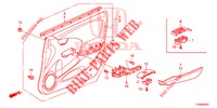 RECUBRIMIENTO DE PUERTA (LH) para Honda JAZZ 1.4 ESH 5 Puertas 5 velocidades manual 2014