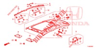 RECUBRIMIENTO DE TECHO (TOIT PANORAMIQUE) para Honda JAZZ 1.4 ESH 5 Puertas 5 velocidades manual 2014