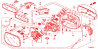 RETROVISOR/VISERA (VIRAGE AUTOMATIQUE) para Honda JAZZ 1.4 ESH 5 Puertas 5 velocidades manual 2014