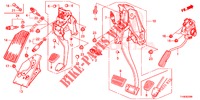 PEDAL (LH) para Honda JAZZ 1.4 SPH 5 Puertas 5 velocidades manual 2014