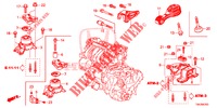 MONTAJE DE MOTOR (AT) (1.3L) para Honda JAZZ 1.3 EXECUTIVE 5 Puertas automática completa 2018