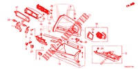 GUARNICION DE INSTRUMENTO (COTE DE PASSAGER) (LH) para Honda JAZZ 1.3 ELEGANCE 5 Puertas 6 velocidades manual 2019