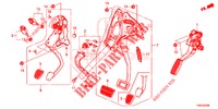 PEDAL (LH) para Honda JAZZ 1.3 ELEGANCE 5 Puertas 6 velocidades manual 2019
