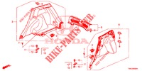 RECUBRIMIENTO TRASERO(2D)  para Honda JAZZ 1.3 ELEGANCE 5 Puertas 6 velocidades manual 2019