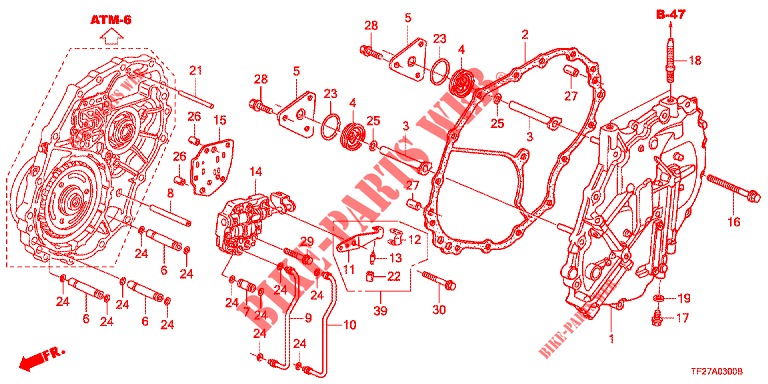 CUBIERTA LATERAL IZQ.  para Honda JAZZ HYBRID LUXURY 5 Puertas automática completa 2014